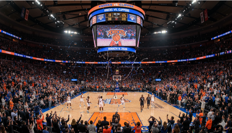 knicks vs la clippers match player stats