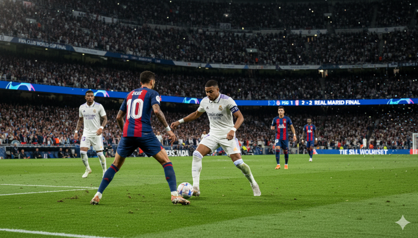 psg vs real madrid lineups