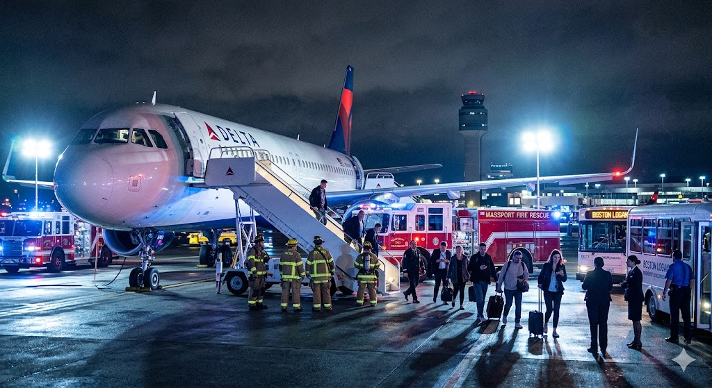 Delta Flight Returns to Boston