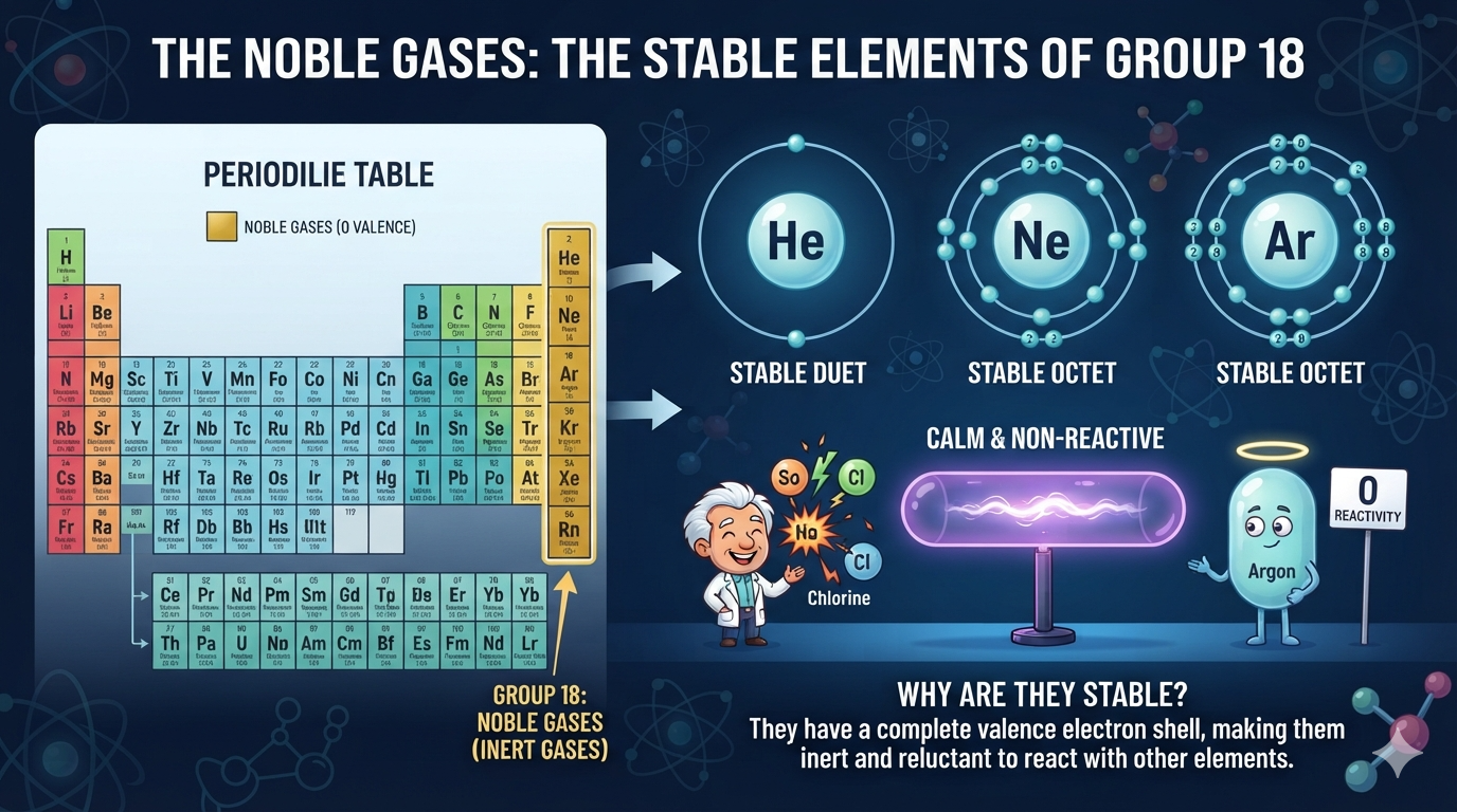Why Does Inert Gases Placed in Zero