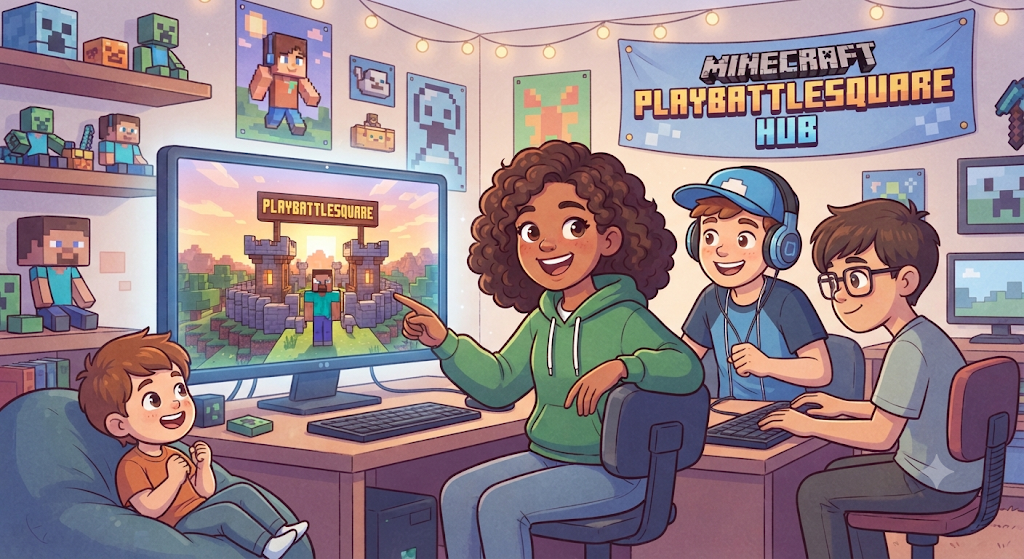 minecraft playbattlesquare